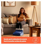 Silentnight Comfort Control Cosy Heated Footwarmer - Navy