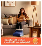 Silentnight Comfort Control Cosy Heated Footwarmer - Navy