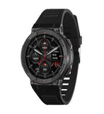 Reflex Active Series 43 Black Silicone Strap GPS Sports Smart Calling Watch