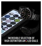 Reflex Active Series 31 Black Stainless Steel Strap Amoled Smart Calling Watch