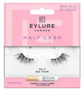 Eylure half Lash No.7 False Lashes Pair and Lash Adhesive 1ml