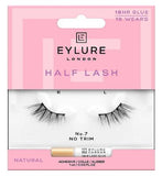 Eylure half Lash No.7 False Lashes Pair and Lash Adhesive 1ml