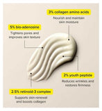 Skin + Me Fine Lines + Elasticity Serum, for Dry to Normal Skin, with Retinoid-3 and Collagen Amino Acid 12ml