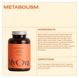 MyOva Metabolism Myo Inositol 120 Capsules