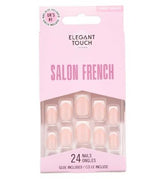 Elegant Touch French 164 False Nails With Glue 24s
