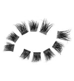Eylure Faux Mink Clusters Volume 01 False Lashes Pair and Lash Adhesive 1ml