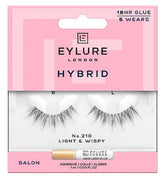 Eylure Hybrid No210 False Lashes Pair and Lash Adhesive 1ml