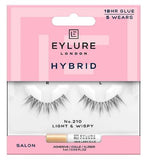 Eylure Hybrid No210 False Lashes Pair and Lash Adhesive 1ml