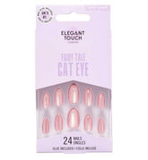 Elegant Touch Fairy Tale Cat Eye Aurora False Nails With Glue 24s