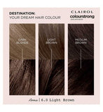 Clairol Colour Strong Permanent Hair Dye 6.0 Light Brown 199ml