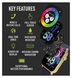 Reflex active AMOLED Series 30 Blue Smart Watch