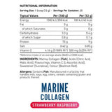 Applied Nutrition marine collagen powder strawberry raspberry 300g