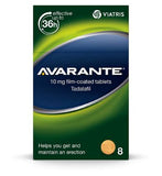Avarante 10mg Film-Coated Tablets - 8 Tablets