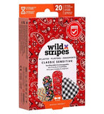 Wild Stripes Classic Sensitive Fashion Plasters 20s