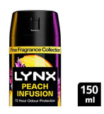 Lynx Fine Fragrance Peach Infusion 72hr Deodorant Spray 150ml