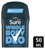 Sure Men Ocean Rush 48hr Whole Body Deodorant Stick 50ml