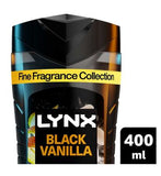 Lynx Fine Fragrance Black Vanilla Premium Body Wash 400ml