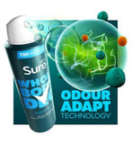 Sure Men Ocean Rush 72hr Whole Body Deodorant Spray 150ml