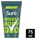 Sure Men Active Fresh 72hr Whole Body Deodorant Cream 75ml