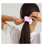Silver Cloud Mixed Large Satin Scrunchies 2 Pack