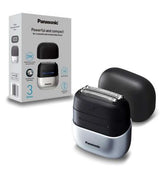 Panasonic 3 Blade Wet & Dry Compact Electric Shaver with Beard Sensor. ES-CM3BK Series 700S has Japanese Stainless Steel Blades,