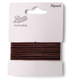 Boots Thin Ponybands Brown 10s