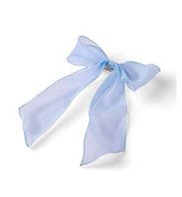 Boots Long Tail Bow Hair Clip Blue