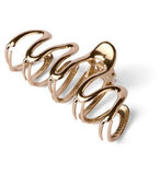 Boots Gold colour Swirl Clip