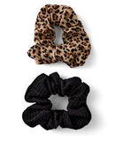 Boots Black Leopard Scrunchie