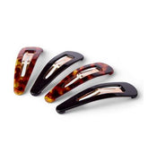 Boots French Snap Clip Tort & Black 4 singles