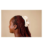 Boots Cream Bow Jaw Claw Clip