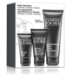 Clinique Daily Hydration: Men's Skincare Set for Normal to Dry Skin