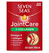 Seven Seas JointCare + Collagen with Omega-3 and Glucosamine, 30 Capsules +30 Tablets