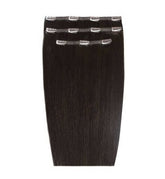 Beauty Works Deluxe Clip In Hair Extension 18 Inch Ebony