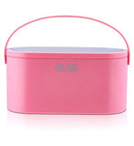 Glam & Style Rose Pink Storage & LED Mirror Case