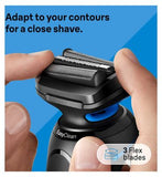 Braun Series 5 52-B7000cc Electric Shaver with SmartCare Center and Refill Cartridges 4 Pack