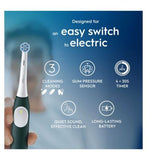 Oral-B iO2 Electric Toothbrush Forest Green with Travel Case