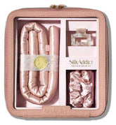 Silk Addict 100% Mulberry Silk Heatless Curler Set Pale Pink