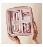 Silk Addict 100% Mulberry Silk Heatless Curler Set Pale Pink