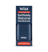 Wild Navy Blue Case and Sandalwood and Cedar Stick Deodorant Refill 40g
