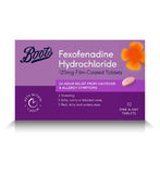 Boots Fexofenadine Hydrochloride 120mg Film-Coated Tablets - 10 Tablets