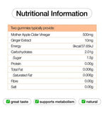 Unfabled Apple Cider Vinegar Gummies 60s