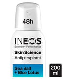 INEOS Skin Science Sea Salt + Blue Lotus Antiperspirant Deodorant Aerosol Spray 200ml