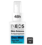 INEOS Skin Science Sea Salt + Blue Lotus Antiperspirant Deodorant Mist Spray 200ml
