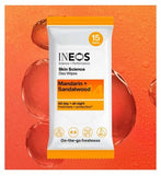 INEOS Skin Science Mandarin + Sandalwood Deodorant Body Wipes - 15 Pack