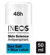 INEOS Skin Science Sea Salt + Blue Lotus Antiperspirant Deodorant Roll On 50ml