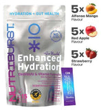 Nutriburst Enhanced Hydration Gut Health Powder Mixed Flavour Sachets 4.5g 15s