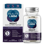 Health & Him Night Multi-Nutrient Support Supplement Capsules 60s