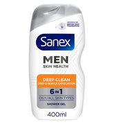 Sanex Men Skin Health Deep Clean Shower Gel 400ml