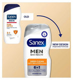 Sanex Men Skin Health Deep Clean Shower Gel 400ml